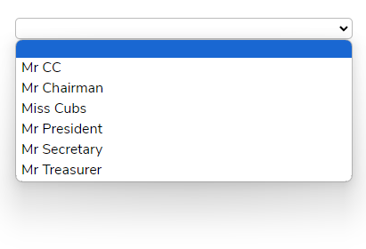 List of Members of Specific Team